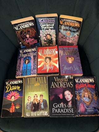 Item #507774 Box of 10 paperbacks by V C Andrews. V. C Andrews