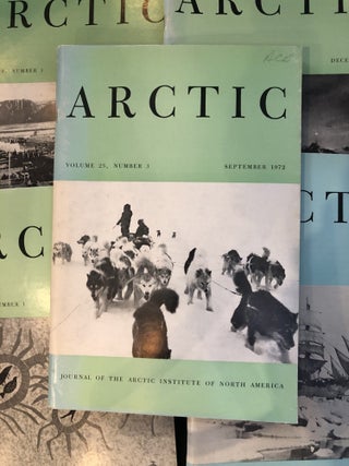 Arctic, Journal of the Arctic Institute of North America, 10 Issues: 1972-1974