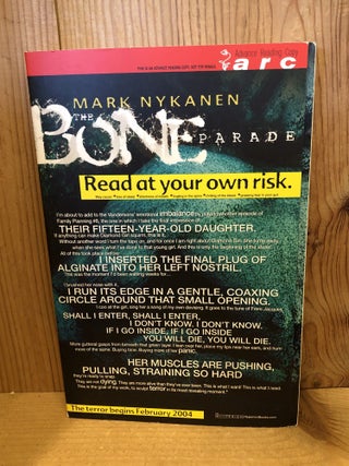 Item #507818 The Bone Parade. Mark Nykanen