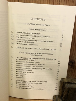 Power and Powerlessness: Quiescence and Rebellion in an Appalachian Valley