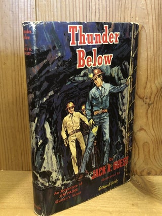 Item #507893 Thunder Below, An Adventure of Jim Paine Queen's Scout. Jack A. Guest