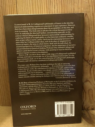 History as Re-Enactment: R. G. Collingwood's Idea of History