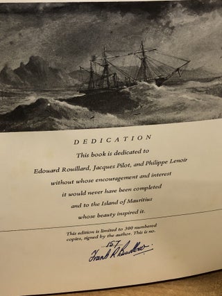 Thomas Bowler in Mauritius: A Detail in the History Of Contacts Between The Cape Of Good Hope and Mauritius 1866-1868