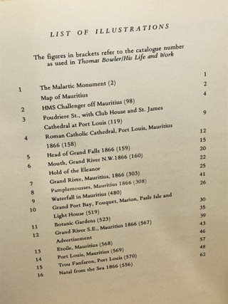 Thomas Bowler in Mauritius: A Detail in the History Of Contacts Between The Cape Of Good Hope and Mauritius 1866-1868