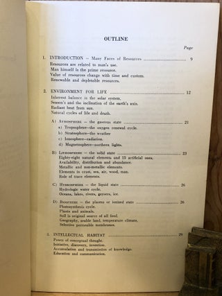Resources for Man