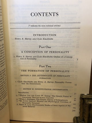 Personality in Nature, Society, and Culture