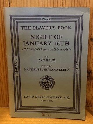 Night of January 16th, A Comedy-Drama in Three Acts