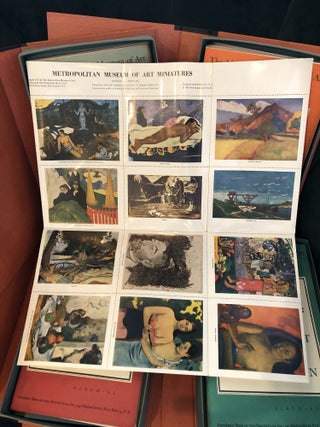 The Metropolitan Museum of Art Album of Miniatures, 19 Booklets in 4 Boxes