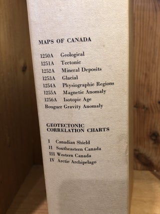 Item #508547 Maps of Canada + Geotectonic Correlation Charts (10 wall maps
