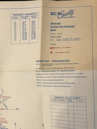 BCTel Marine RadioTelephone Map