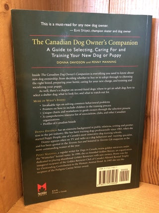 THE CANADIAN DOG OWNER'S COMPANION: A Guide to Selecting, Caring for and Training Your New Dog or Puppy