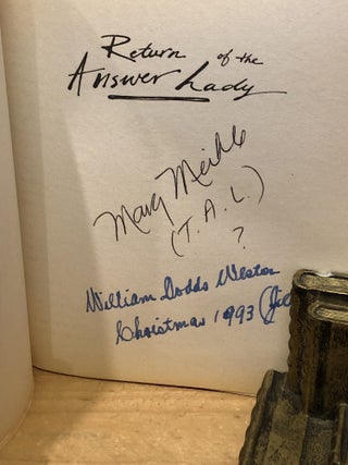 Return of the Answer Lady: Further Meanderings in the Quest for Inventive Explanations to the Maddening Enigmas of Everyday Life