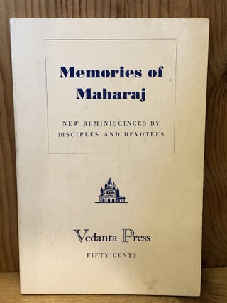 Item #509216 Memories of Maharaj, New Reminiscences By Disciples and Devotees